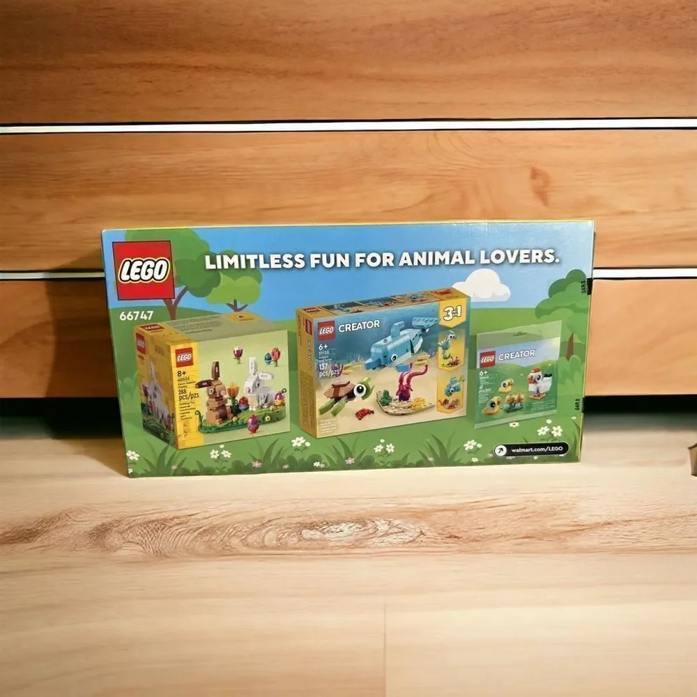 LEGO 66747 Limited Edition Animal Play Pack 66747 (486 pieces) 5 builds